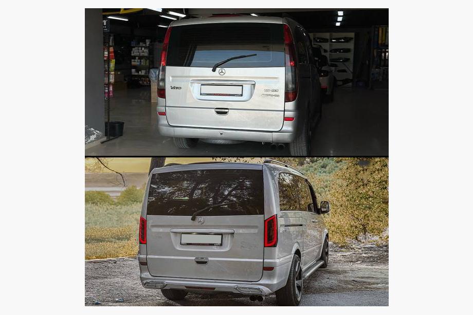 Mercedes Viano 2004-2014 Kit de restyling a W447 Maybach Foto 6