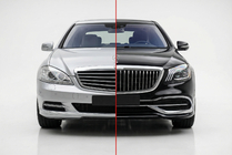 Mercedes S-class W221 2005-2013 Kit de restyling a X222 Maybach S600 foto 1