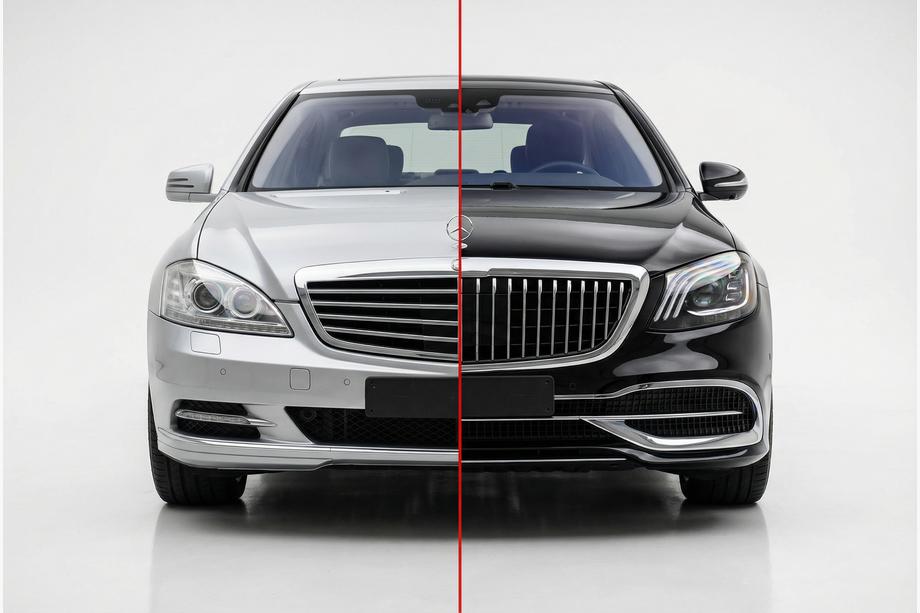 Mercedes S-class W221 2005-2013 Kit de restyling a X222 Maybach S600 Image