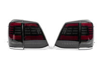 Toyota Land Cruiser 200 2007-2021 Pilotos Traseros 2008-2015 (Sequential Red) foto 5