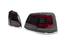 Toyota Land Cruiser 200 2007-2021 Pilotos Traseros 2008-2015 (Sequential Red) foto 4