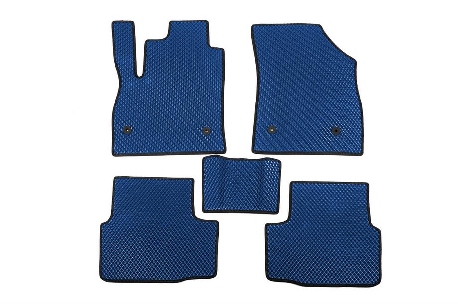 Opel Astra K 2016-2021 Alfombrillas EVA (Azules) Image