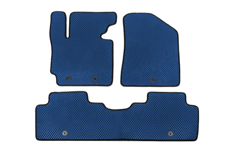 Kia Soul II 2013-2018 Alfombrillas EVA (Azules) Image