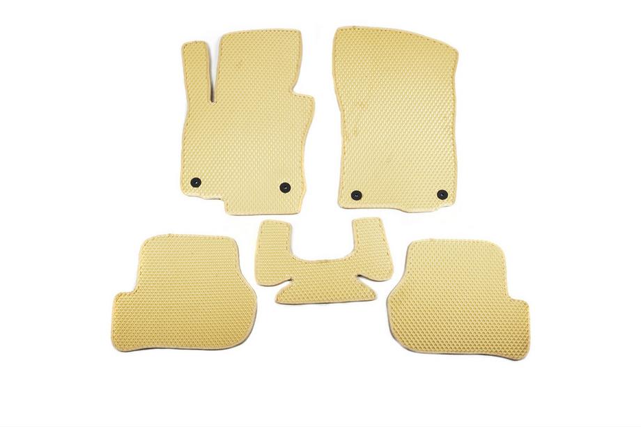 Skoda Octavia II A5 2006-2010 Alfombrillas EVA (Beige) Image