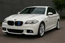BMW 5 Series F10/F11 2010–2016 Inserciones de parrilla 2010-2013 (3 uds) foto 1