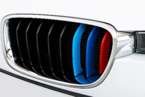 BMW 3 Series F30/F31 2012-2019 Cubiertas de rejilla para parrilla de 8 lamas (3 uds) foto 1