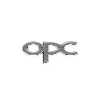 Emblema metálico maletero OPC cromo foto 1