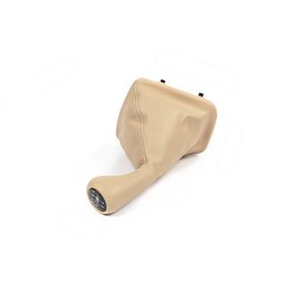 Funda de palanca de cambios + pomo OEM (beige) BMW 3 Series E46 1998-2006 foto 4