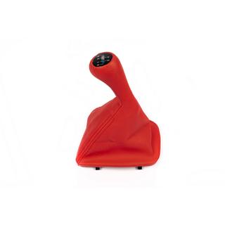 Funda de palanca de cambios + pomo OEM (rojo) BMW 3 Series E46 1998-2006 foto 1