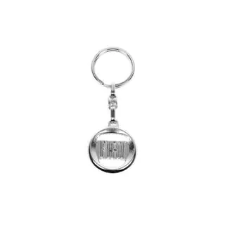 Llavero metálico con logo Fiat