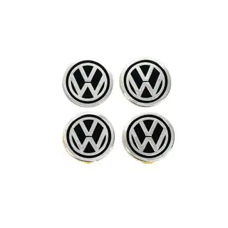 Pegatinas para tapacubos centrales 60mm vw-60-n-bl (4uds) foto 2