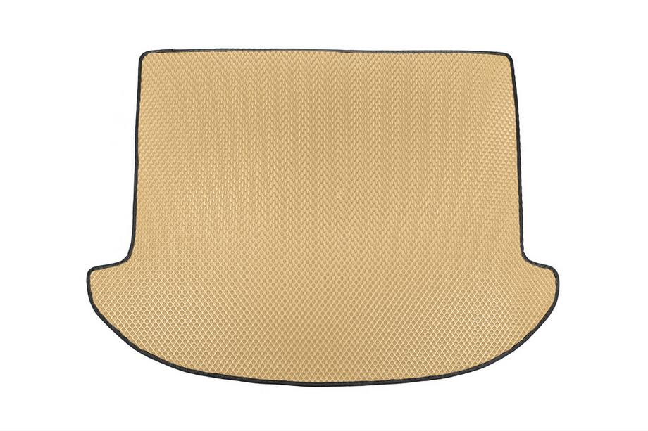 Hyundai Santa Fe 3 2012-2018 Alfombrilla de maletero (EVA, beige) (7 plazas) Image