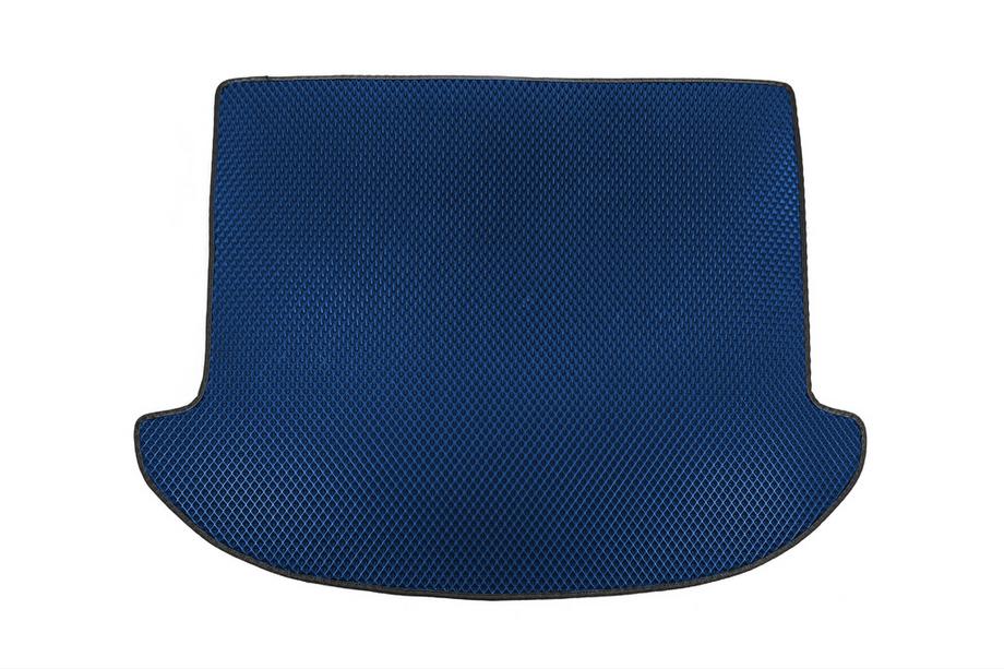 Hyundai Santa Fe 3 2012-2018 Alfombrilla de maletero (EVA, azul) (7 plazas) Image