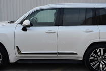 Lexus LX 500d/600 2022- Molduras de puerta negras F-Sport blanco+negro (4 uds, ABS) foto 3