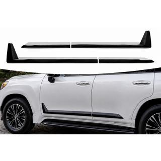 Molduras de puerta negras F-Sport blanco+negro (4 uds, ABS)