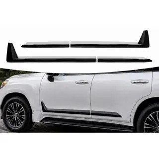 Molduras de puerta negras F-Sport blanco+negro (4 uds, ABS)