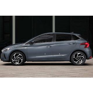 Molduras de puertas OmsaLine (4 uds, acero inoxidable) Hyundai I-20 2020- foto 1