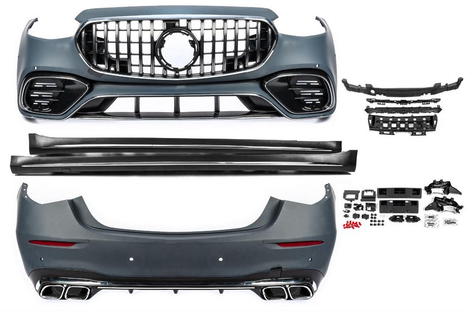 Mercedes S-class W223 2020- Kit de carrocería AMG S63 con faldones laterales Image