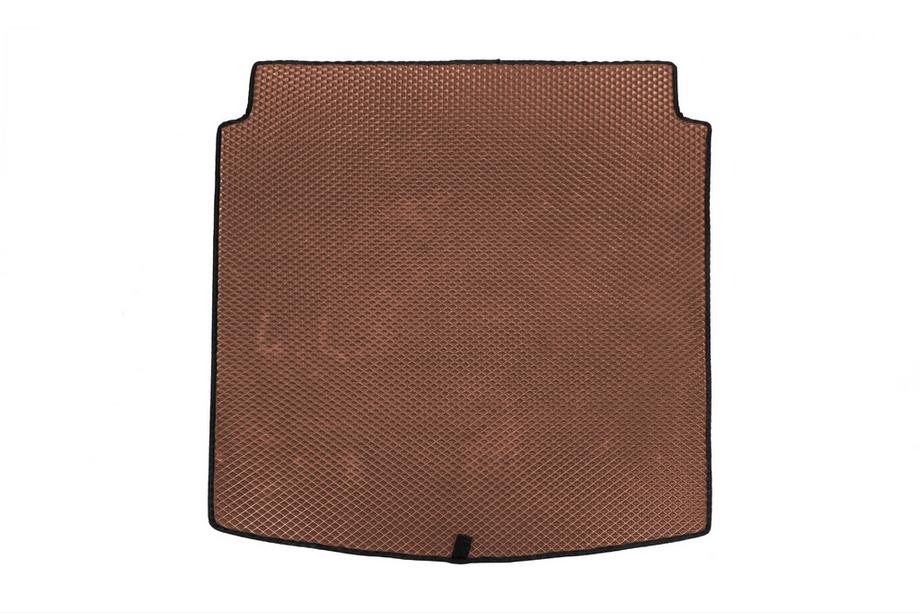 Audi A4 B8 2007-2015 Alfombrilla de maletero Sedan (EVA, Marrón) Image