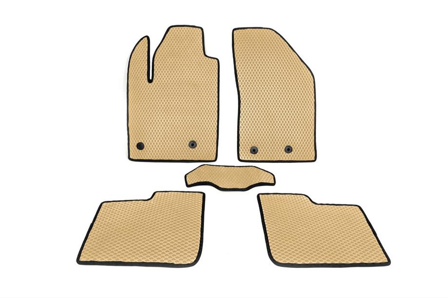 Jeep Renegade 2014- Alfombrillas EVA V-1 (Beige) Image