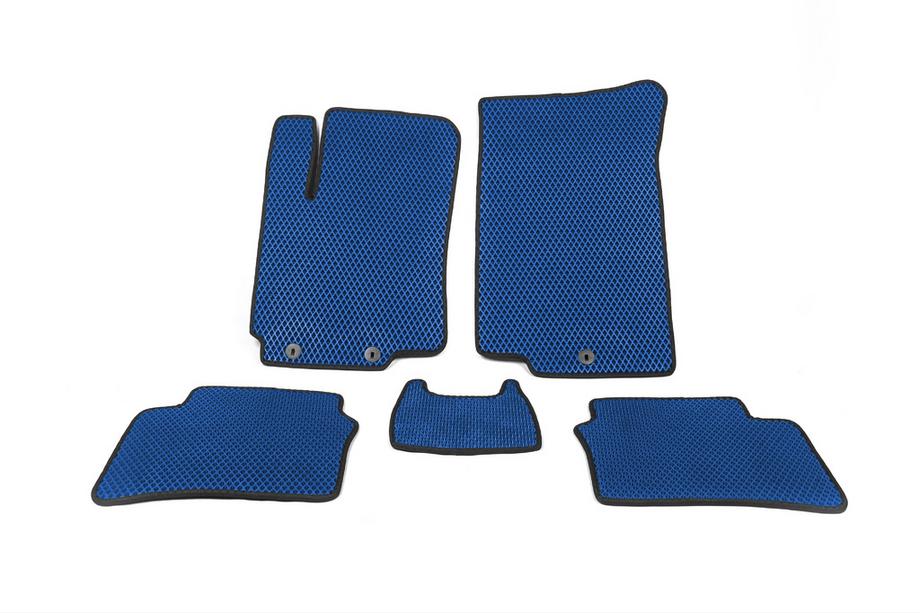 Kia Rio 2012-2017 Alfombrillas EVA V1 (Azul) Image