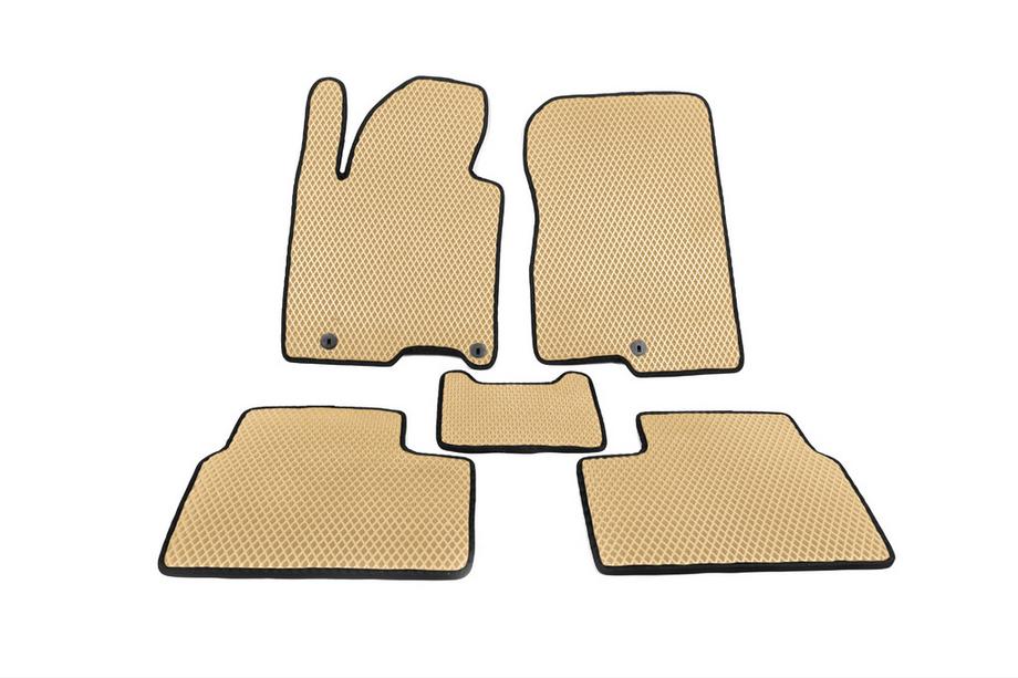 Kia Ceed 2012-2018 Alfombrillas EVA (Beige) Image