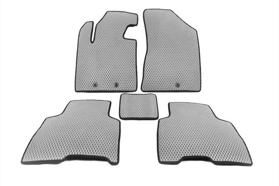 Kia Sorento II XM 2009-2014 Alfombrillas 2012-2014 (EVA, Gris) Image