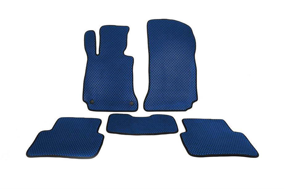 Mercedes C-class W204 2007-2015 Alfombrillas EVA (Azul) Foto 1