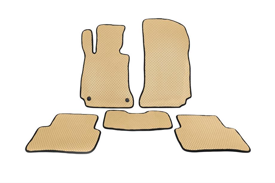 Mercedes C-class W204 2007-2015 Alfombrillas EVA (Beige) Image