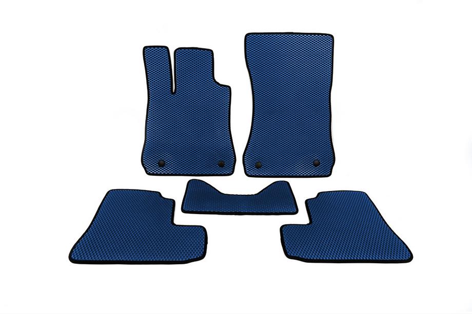 Mercedes S-class W221 2005-2013 Alfombrillas EVA (Largas, Azul) Image
