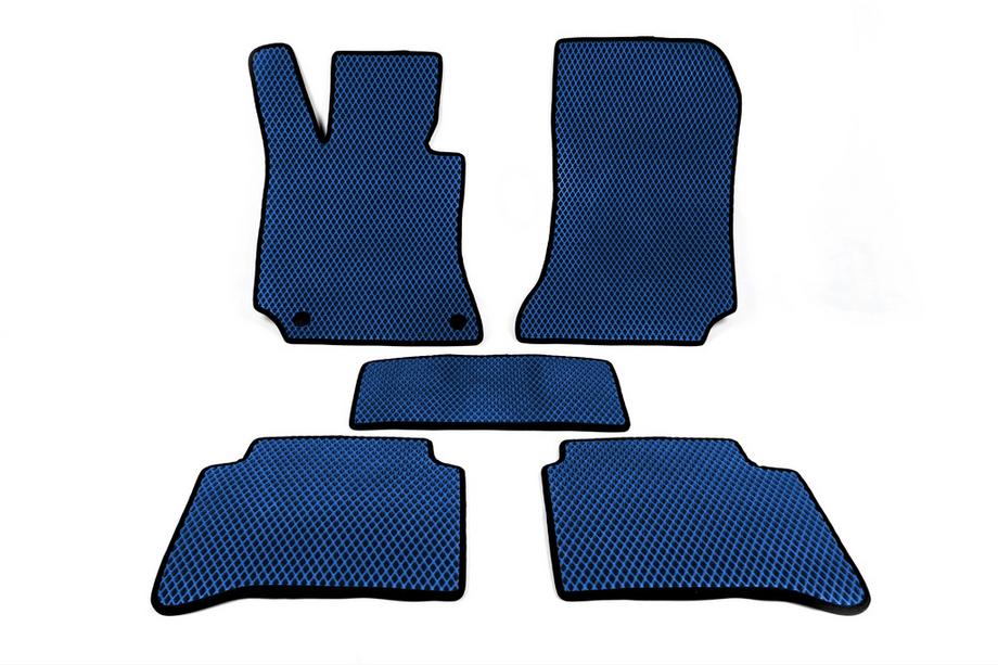 Mercedes E-сlass W212 2009-2016 Alfombrillas EVA (Azul) Image