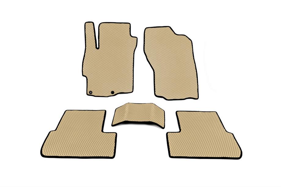 Mitsubishi Lancer X 2008- Alfombrillas EVA Beige Image
