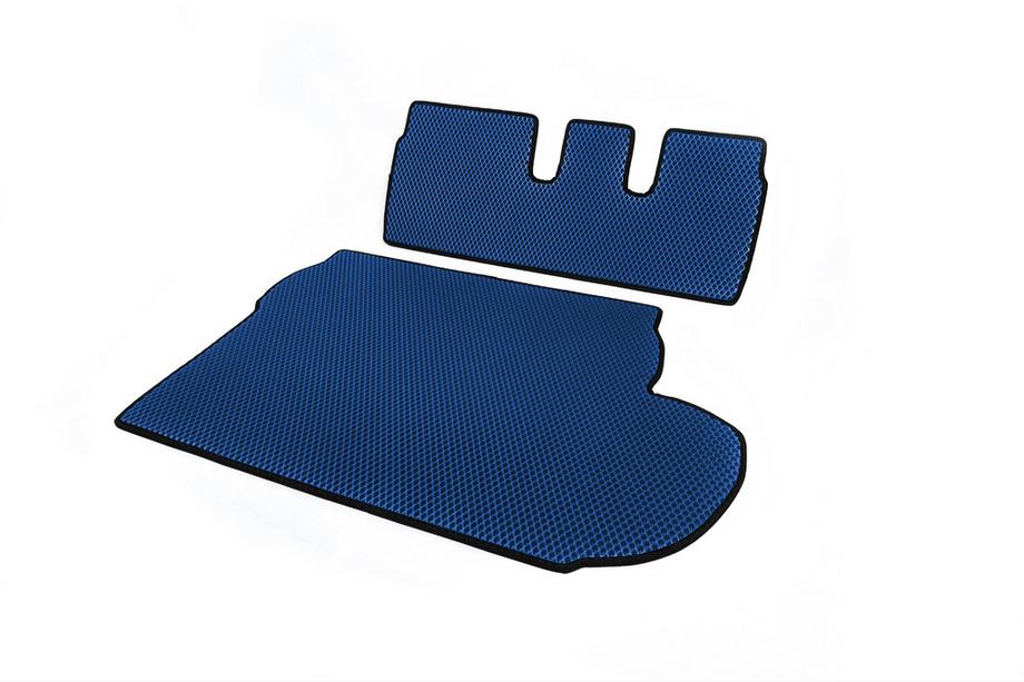 Mitsubishi Outlander 2006-2012 Alfombrilla de maletero (EVA, Azul) 7 plazas Con subwoofer Foto 2