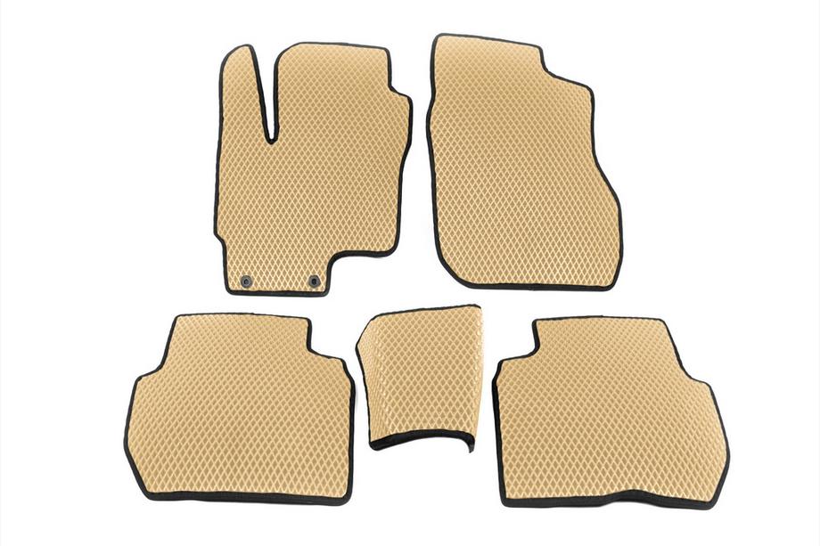 Mitsubishi Outlander 2012-2021 Alfombrillas EVA P-HEV (Beige) Image