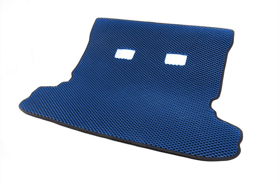Mitsubishi Pajero Wagon IV 2006-2021 Alfombrilla de maletero EVA Azul Foto 2