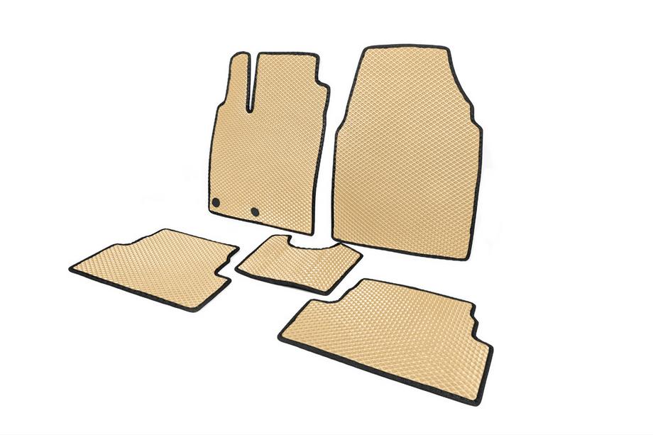 Nissan Qashqai 2007-2010 Alfombrillas EVA Beige Foto 2
