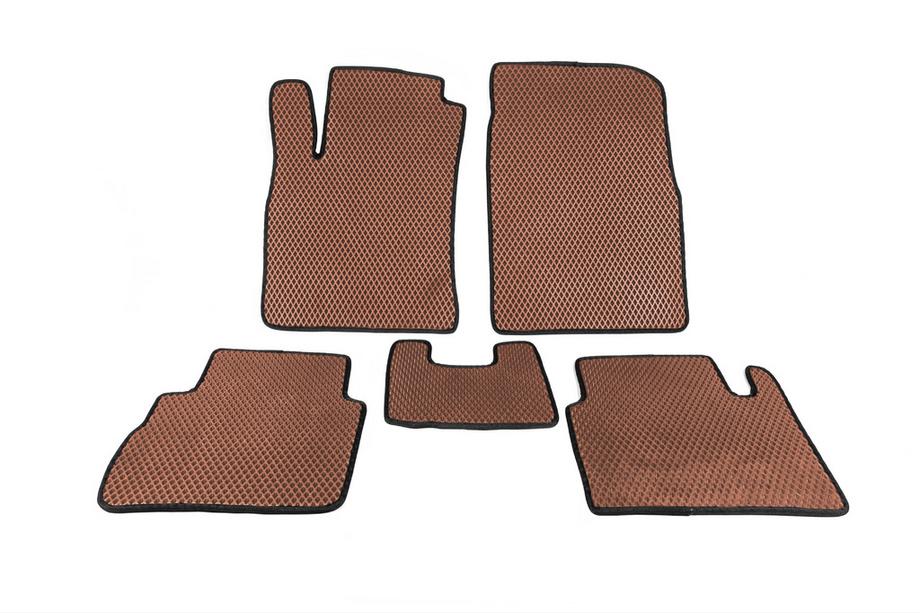 Nissan Tiida 2004-2011 Alfombrillas EVA (Marrón) Image