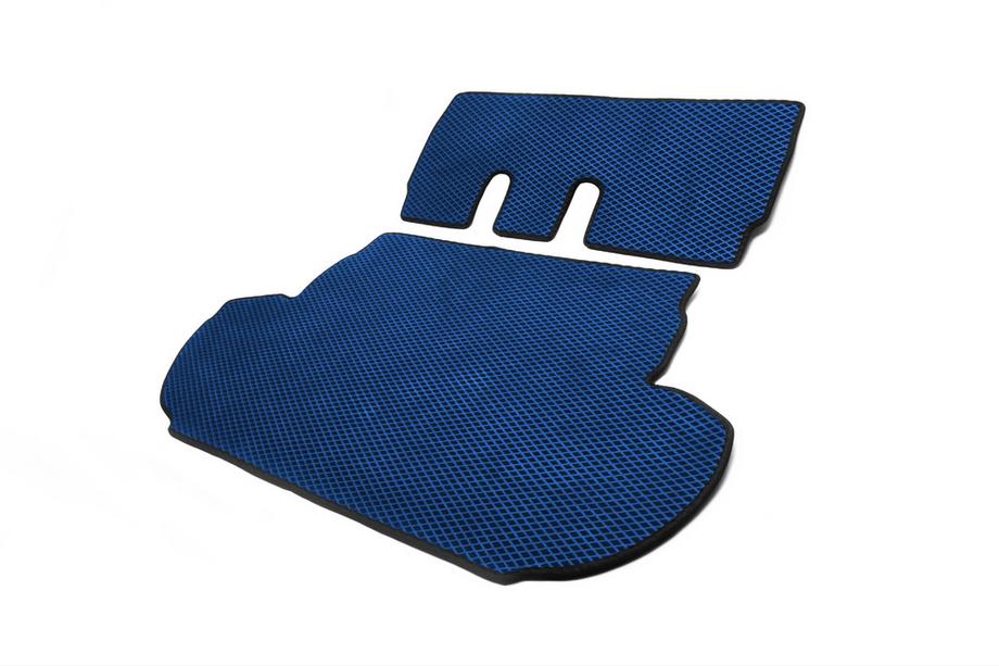 Peugeot 4007 2007-2013 Alfombrilla de maletero (EVA, Azul) 7 plazas Sin subwoofer Foto 3