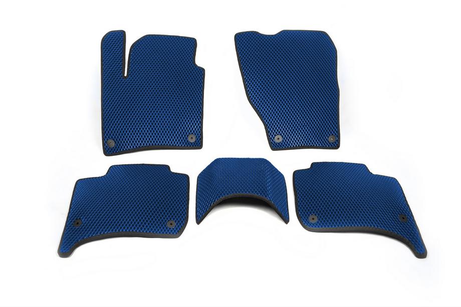 Porsche Cayenne 2010-2017 Alfombrillas EVA (Azul) Image