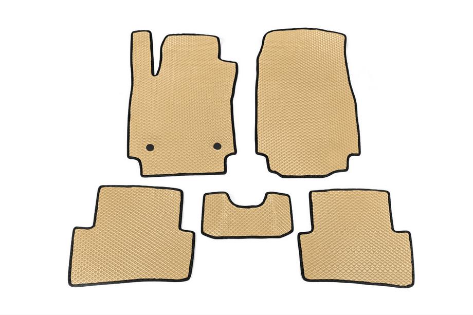 Renault Captur 2013-2019 Alfombrillas EVA (Beige) Image