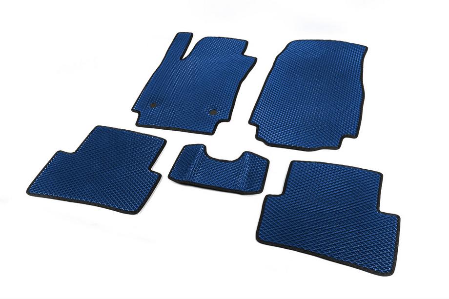 Renault Captur 2013-2019 Alfombrillas EVA (Azul) Image