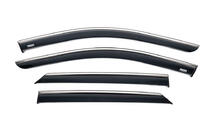 Hyundai Ioniq 5 2021- Deflectores de ventana con moldura cromada (4 uds, Niken) foto 1