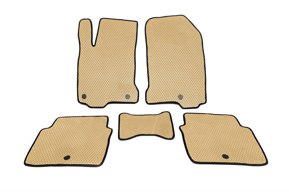 Renault Latitude 2010-2015 Alfombrillas EVA (Beige) Image