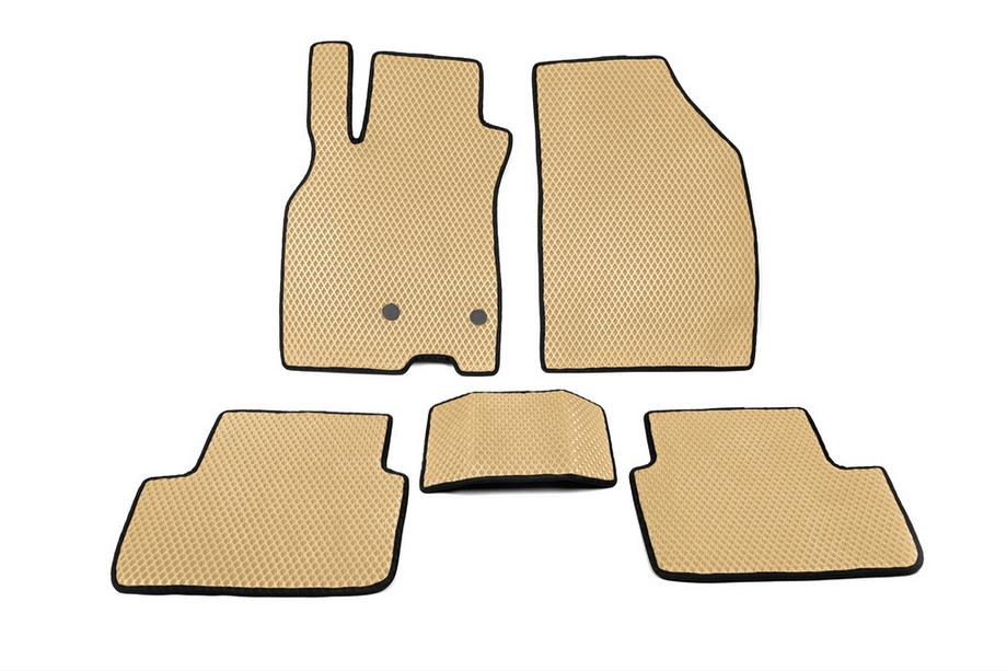 Renault Fluence 2009-2016 Alfombrillas EVA (Beige) Image