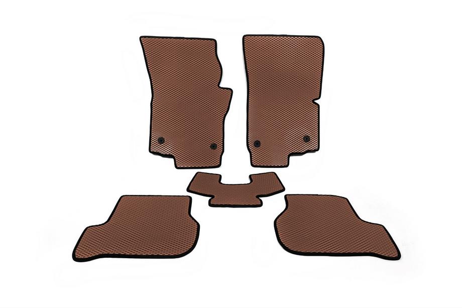 Seat Leon 2005-2012 Alfombrillas EVA (Marrón) Image