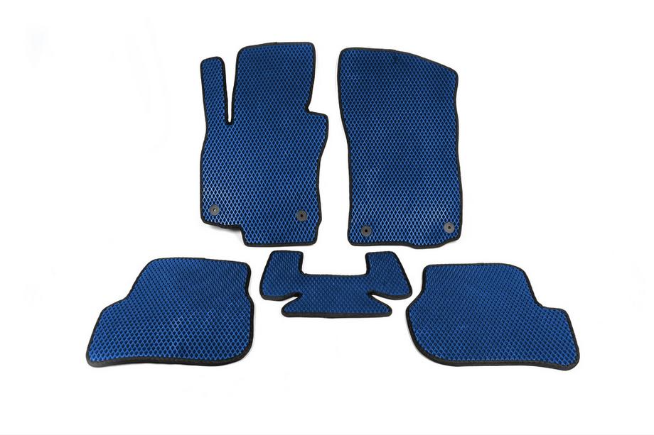 Skoda Octavia II A5 2006-2010 Alfombrillas EVA (Azul) Image
