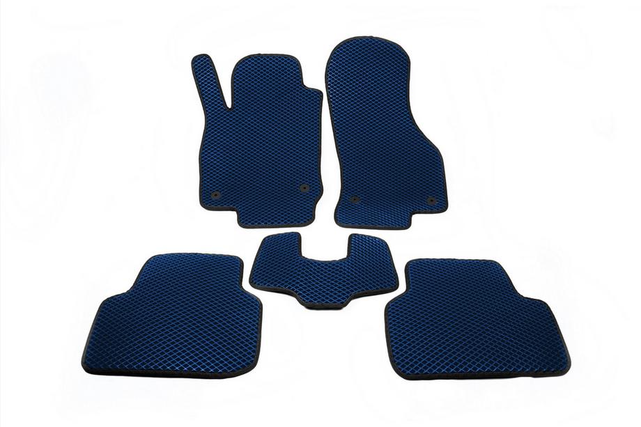 Skoda Octavia IV A8 2020- Alfombrillas EVA (Azul) Image