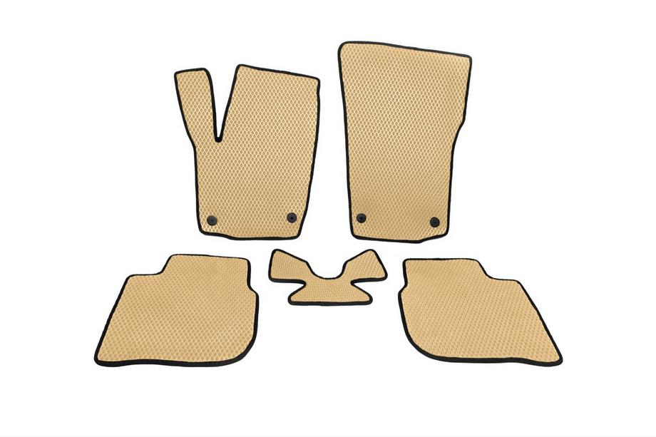 Skoda Rapid 2012-2019 Alfombrillas EVA (Beige) Image