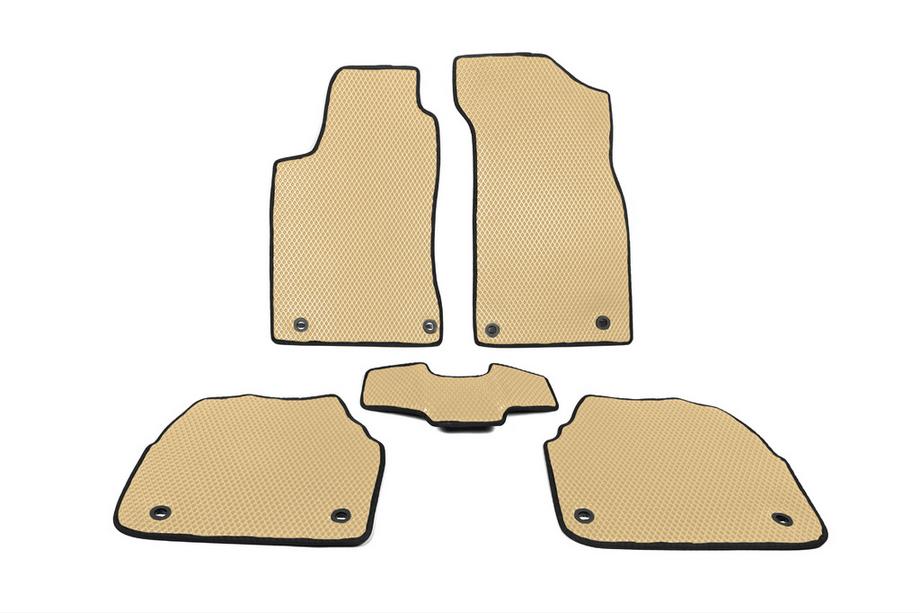 Skoda Superb 2001-2009 Alfombrillas EVA (Beige) Image