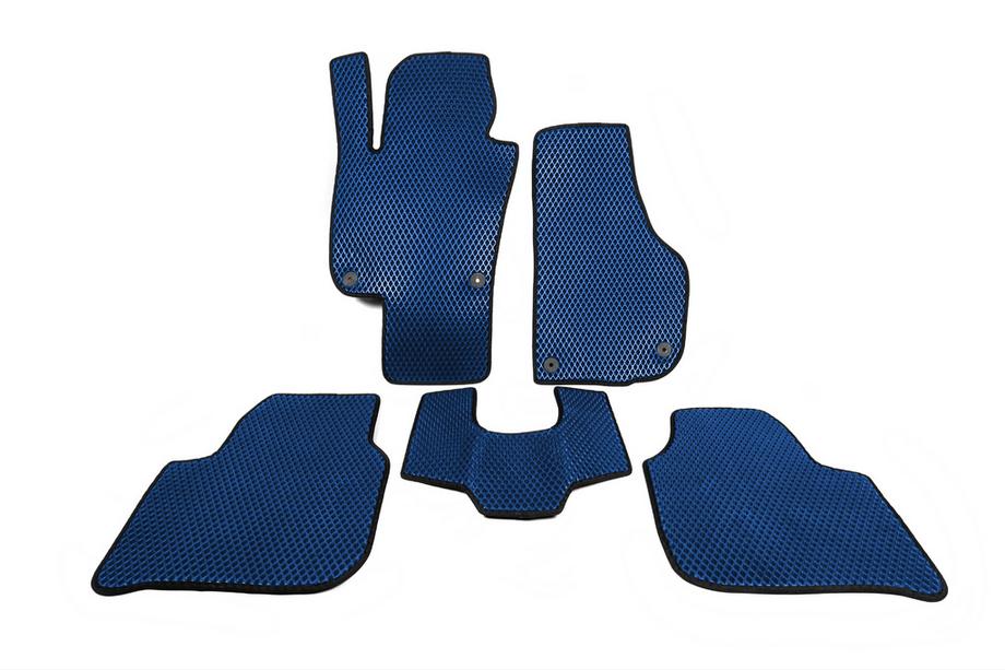 Skoda Superb 2009-2015 Alfombrillas EVA (Azul) Image